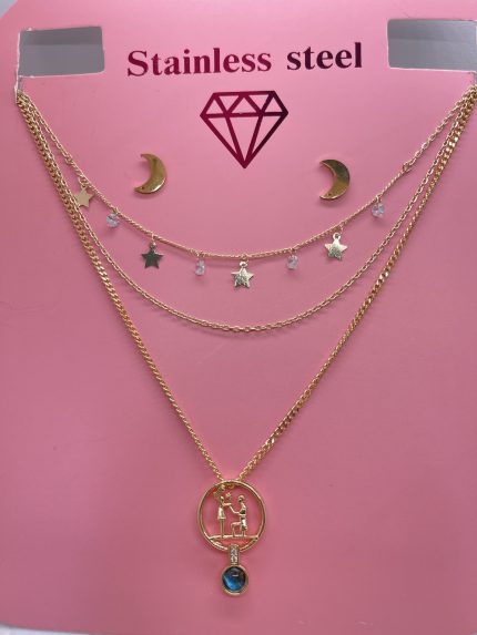 collar de dos y tres caidas