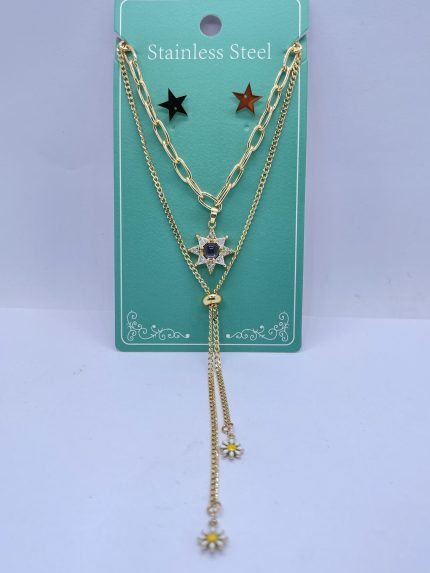 collares de dos y tres caidas