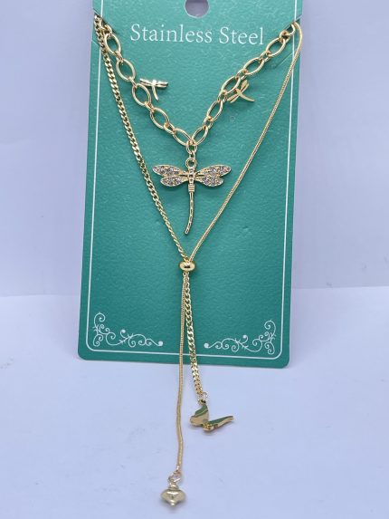 collares de dos y tres caidas