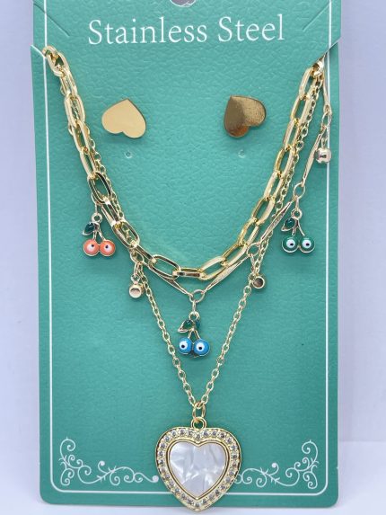 collares de dos y tres caidas