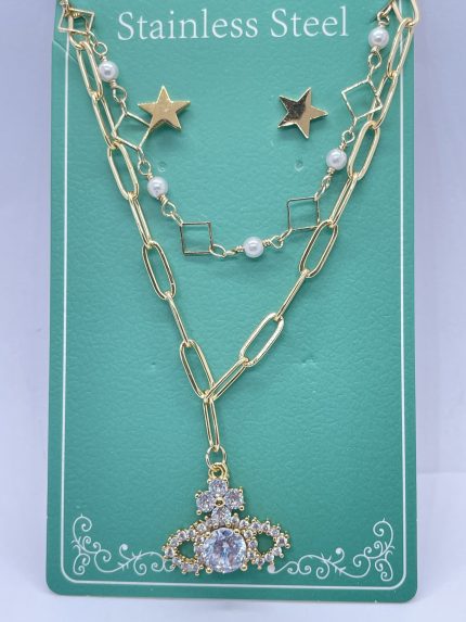 collares de dos y tres caidas