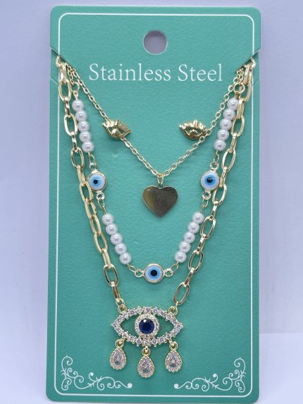 collares de dos y tres caidas